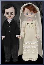 Edgar Allan Poe & Annabel Lee from Living Dead Dolls - Exclusives manufactured by Mezco [Loose]