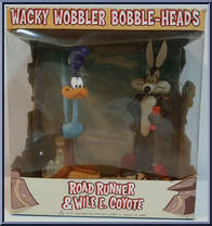 Road Runner & Wile E. Coyote from Looney Tunes - Wacky Wobblers manufactured by Funko [Front]