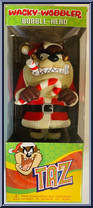 Taz (Holiday) from Looney Tunes - Wacky Wobblers manufactured by Funko [Front]