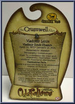 Vladimir Lenin from Lord Crumwell's Oddfellows - Basic Series manufactured by Jailbreak Collective [Back]