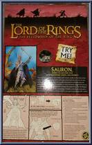 Sauron (Electronic Lights & Sounds) from Lord of the Rings - Fellowship of the Ring - Large Electronic Figures manufactured by Toy Biz [Back]