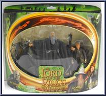 Orc Overseer, Gandalf, Samwise (UK) from Lord of the Rings - Fellowship of the Ring - International Exclusives manufactured by Toy Biz [Front]