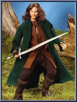 Aragorn from Lord of the Rings - Fellowship of the Ring - 12" Special Edition Collector Series manufactured by Toy Biz [Loose]