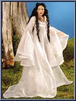 Arwen (Red Box) (White Dress) from Lord of the Rings - Fellowship of the Ring - 12" Special Edition Collector Series manufactured by Toy Biz [Loose]