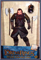 Gimli from Lord of the Rings - Return of the King - Deluxe Poseable Figures manufactured by Toy Biz [Front]