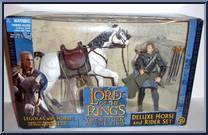Legolas & Horse from Lord of the Rings - Return of the King - Deluxe Horse & Riders manufactured by Toy Biz [Front]