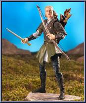 Legolas (Rohan Armor) from Lord of the Rings - Return of the King - Series 4 manufactured by Toy Biz [Loose]