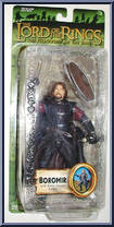 Boromir (Battle Attack Action) from Lord of the Rings - Trilogy - Fellowship of the Ring - Series 1 manufactured by Toy Biz [Front]