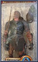 Crossbow Uruk-Hai (Real Crossbow Firing Action) from Lord of the Rings - Trilogy - Two Towers - Series 1 manufactured by Toy Biz [Front]