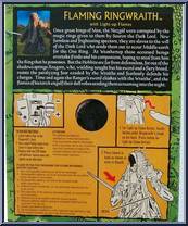 Flaming Ringwraith from Lord of the Rings - Trilogy - Fellowship of the Ring - Series 5 manufactured by Toy Biz [Back]