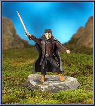Frodo (Sword Attack Action) from Lord of the Rings - Trilogy - Fellowship of the Ring - Series 1 manufactured by Toy Biz [Loose]