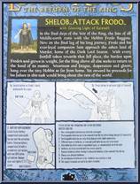 Frodo (Shelob Attack) from Lord of the Rings - Trilogy - Return of the King - Series 4 manufactured by Toy Biz [Back]