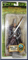 King Elendil (Sword Attack Action) from Lord of the Rings - Trilogy - Fellowship of the Ring - Series 3 manufactured by Toy Biz [Front]