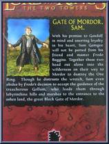 Sam (Gate of Mordor) from Lord of the Rings - Trilogy - Two Towers - Series 4 manufactured by Toy Biz [Back]
