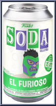 El Furioso (Hulk) (Chase) from Lucha Libre - Soda manufactured by Funko [Front]