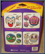 Skull Face from Madballs - Wind Up manufactured by Spearhead [Back]