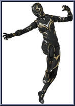 Black Panther (Wakanda Forever) from Mafex - Marvel manufactured by Medicom [Loose]