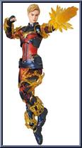 Captain Marvel (Avengers: Endgame) from Mafex - Marvel manufactured by Medicom [Loose]