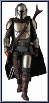 Mandalorian (Beskar Armor) from Mafex - Star Wars manufactured by Medicom [Loose]