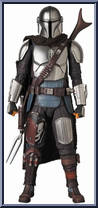 Mandalorian (Beskar Armor) from Mafex - Star Wars manufactured by Medicom [Loose]