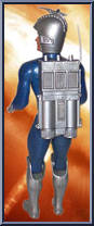 Captain Laser from Major Matt Mason - Basic Series manufactured by Mattel [Loose]