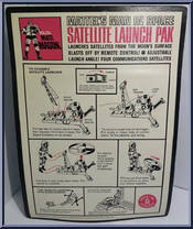 Satellite Launch Pak from Major Matt Mason - Space Packs - Carded manufactured by Mattel [Back]