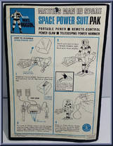 Major Matt Mason & Space Power Suit from Major Matt Mason - Space Packs - Carded manufactured by Mattel [Back]