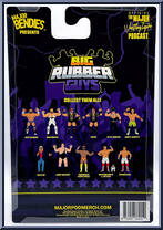 Davey Boy Smith (White Pants) from Major Wrestling Figure Podcast - Big Rubber Guys manufactured by Unknown [Back]