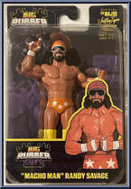 Macho Man Randy Savage (Orange Shorts) from Major Wrestling Figure Podcast - Big Rubber Guys manufactured by Unknown [Front]