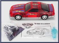 Red Gullwing (Translucent) from Makina - Basic Series manufactured by Ramen Toy [Loose]
