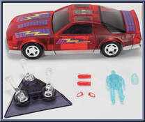 Red Gullwing (Translucent) from Makina - Basic Series manufactured by Ramen Toy [Loose]