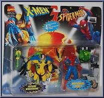 Wolverine (Future) & Anti-Symbiote Spidey Action Figure