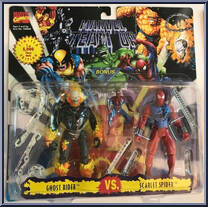Ghost Rider / Scarlet Spider from Marvel - Team-Up manufactured by Toy Biz [Front]