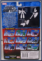 Iron Man from Marvel - Shape Shifters 2005 manufactured by Toy Biz [Back]