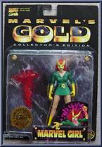 Marvel Girl from Marvel - Gold manufactured by Toy Biz [Front]