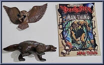 Man-Thing from Marvel - Marvel History - The Dark Side manufactured by Toy Biz [Loose]