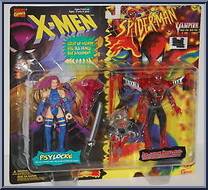 Psylocke & Spider-Man (Air Attack) Action Figure
