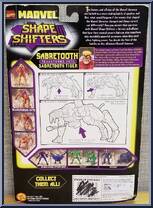 Sabretooth from Marvel - Shape Shifters manufactured by Toy Biz [Back]