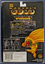 Vision from Marvel - Gold manufactured by Toy Biz [Back]