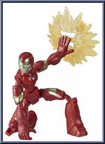 Iron Man from Marvel - Bend and Flex - Basic Series manufactured by Hasbro [Loose]