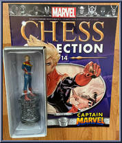Captain Marvel from Marvel Chess Collection - Basic Series manufactured by Eaglemoss [Front]