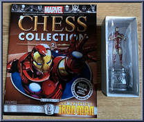 Iron Man from Marvel Chess Collection - Basic Series manufactured by Eaglemoss [Front]