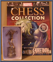 Sabretooth from Marvel Chess Collection - Basic Series manufactured by Eaglemoss [Front]