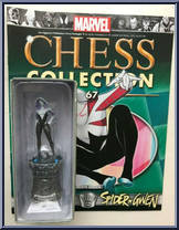 Spider-Gwen from Marvel Chess Collection - Basic Series manufactured by Eaglemoss [Front]