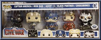 Black Panther / Agent 13 / Captain America / Iron Man / Crossbones from Marvel - Pop! Sets manufactured by Funko [Front]