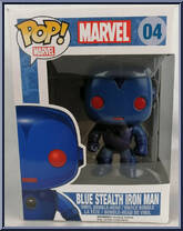 Iron Man (Blue Stealth) from Marvel - Marvel Universe Pop! manufactured by Funko [Front]