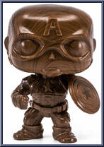 Captain America (Wood) (Special Edition) from Marvel - Marvel Universe Pop! manufactured by Funko [Loose]
