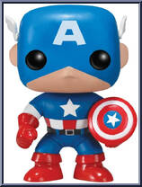 Captain America (Bucky Barnes) from Marvel - Marvel Universe Pop! manufactured by Funko [Loose]