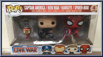 Captain America / Iron Man / Hawkeye / Spider-Man from Marvel - Pop! Sets manufactured by Funko [Front]