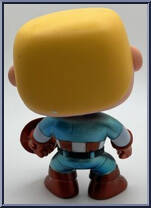 Captain America (Metallic / Unmasked) from Marvel - Marvel Universe Pop! manufactured by Funko [Loose]